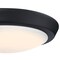Westinghouse Fixture Ceiling LED Dimmable Flush-Mount 20W Trad 11In, Matte Black Acrylic Shd 6117400 - alternate 3